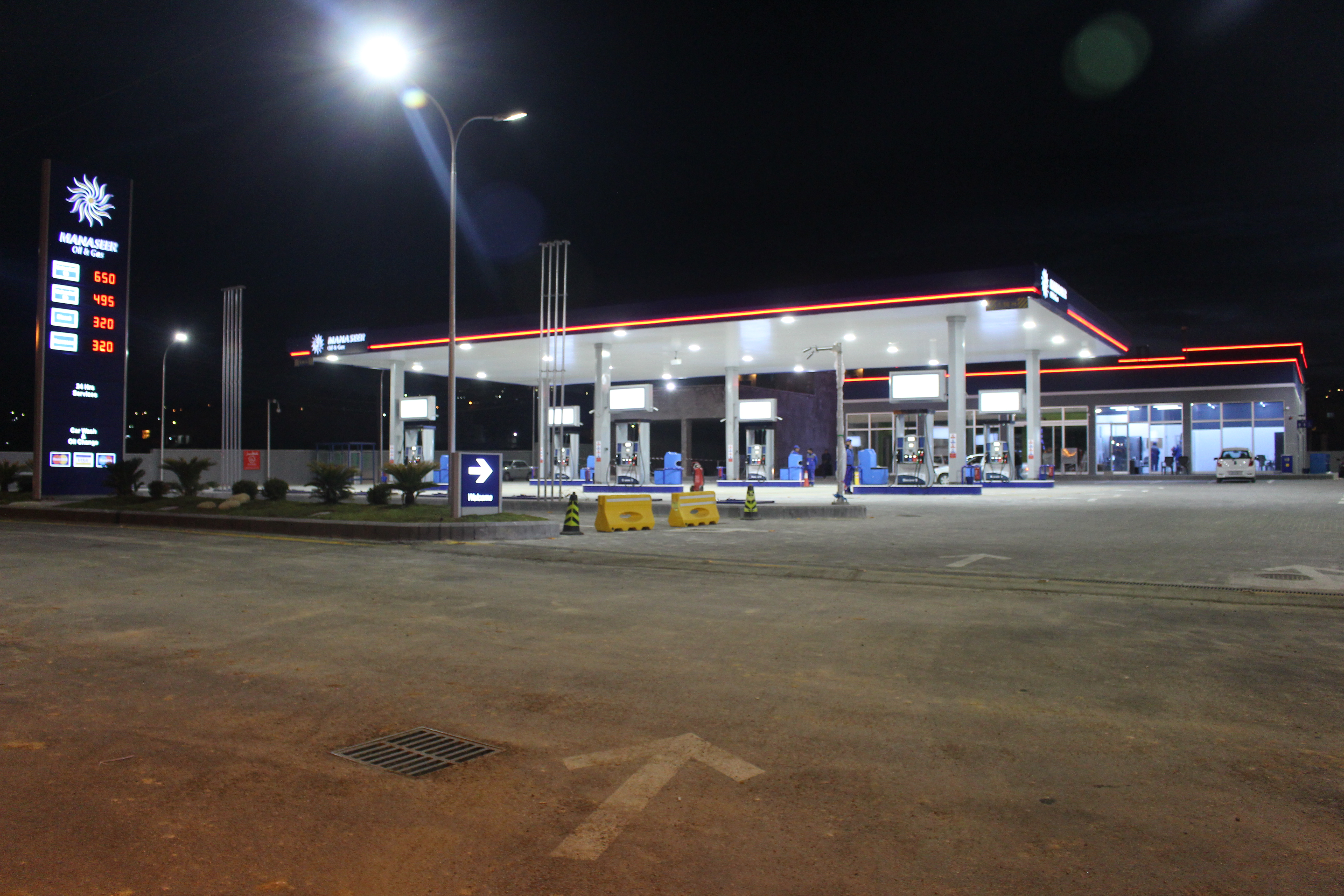 New Gas Station in Al Hosn  at your Service