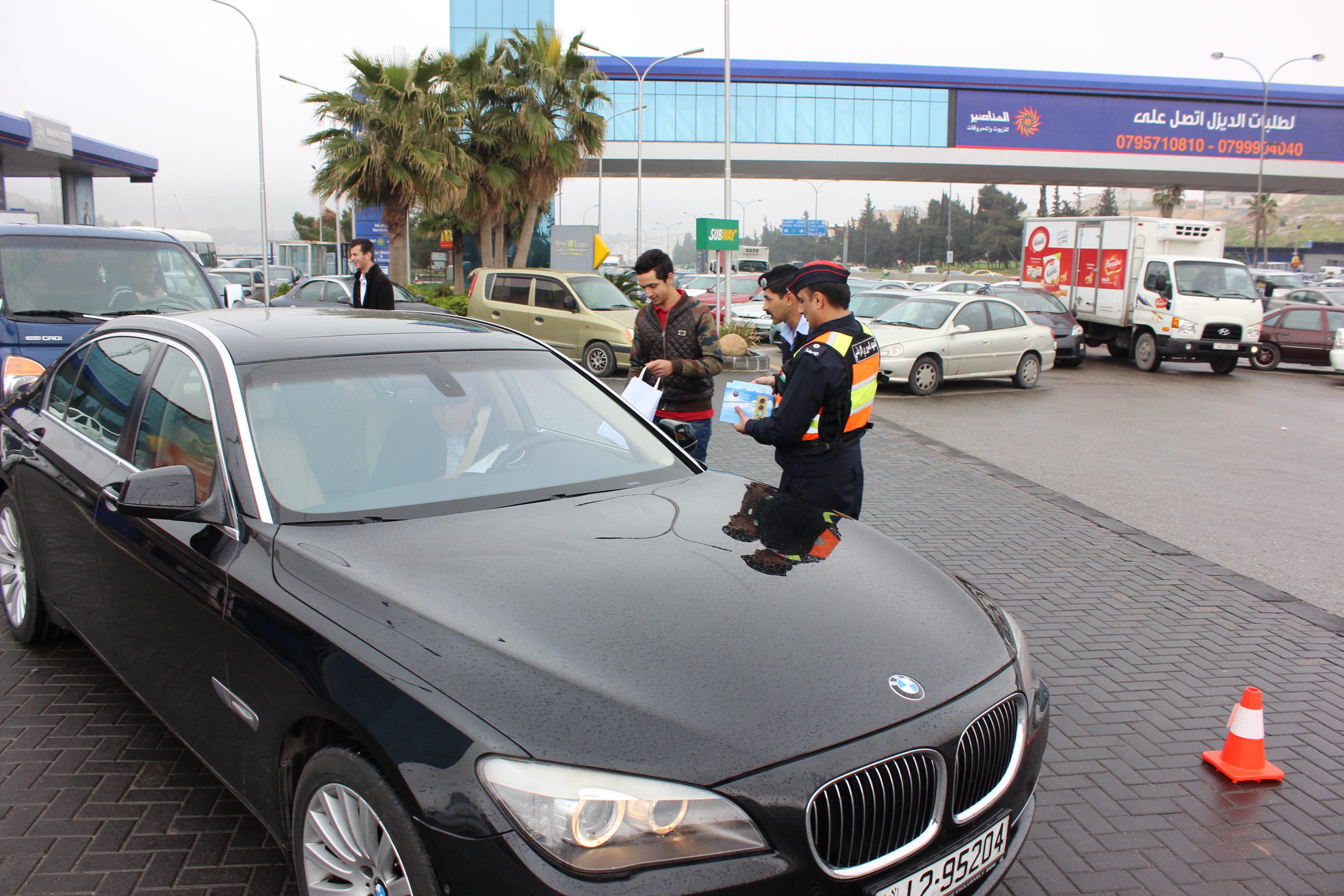 Manaseer Oil & Gas with Jordan Traffic Institute Campaign