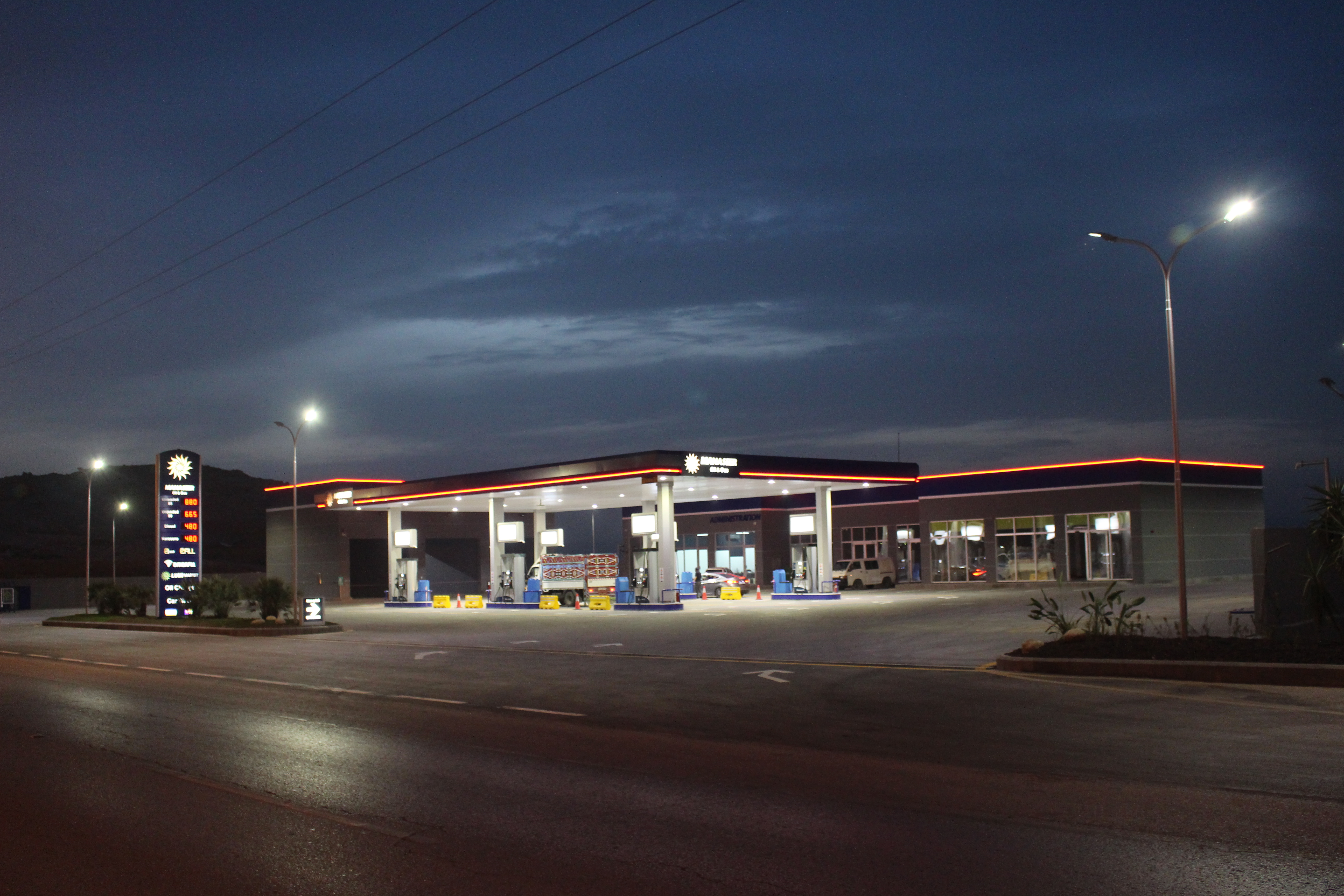 New Gas station Dead sea at your service