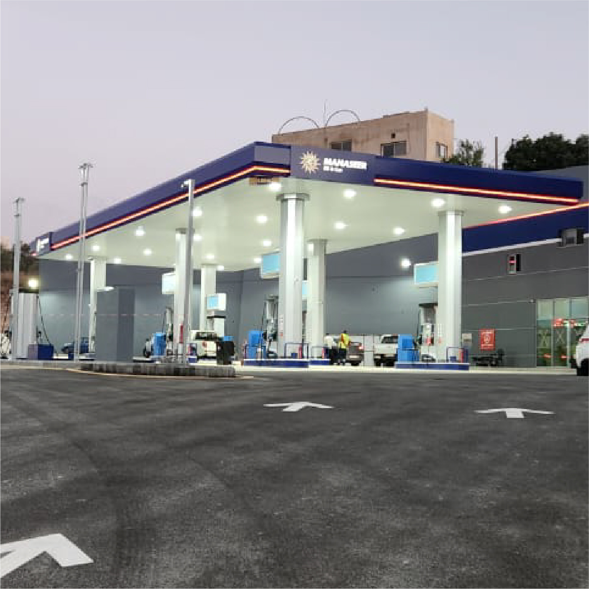 NEW GAS STATION AlShona AT YOUR SERVICE