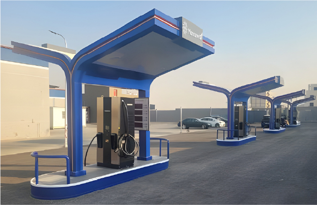NEW EV Manaseer Al-Hosn STATION  AT YOUR SERVICE